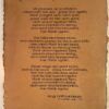 Flower of Scotland Lyrics on Parchment paper
