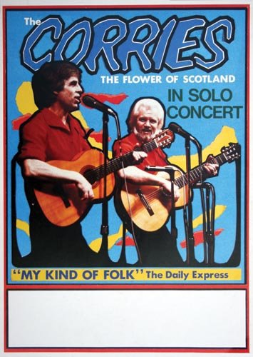 Limited edition Corries concert poster (number 2)
