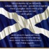 Flower of Scotland coaster