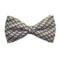 Mini Saltire silk bow tie