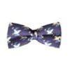 Saltire Map silk bow tie