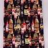 Whisky Bottles silk neck tie